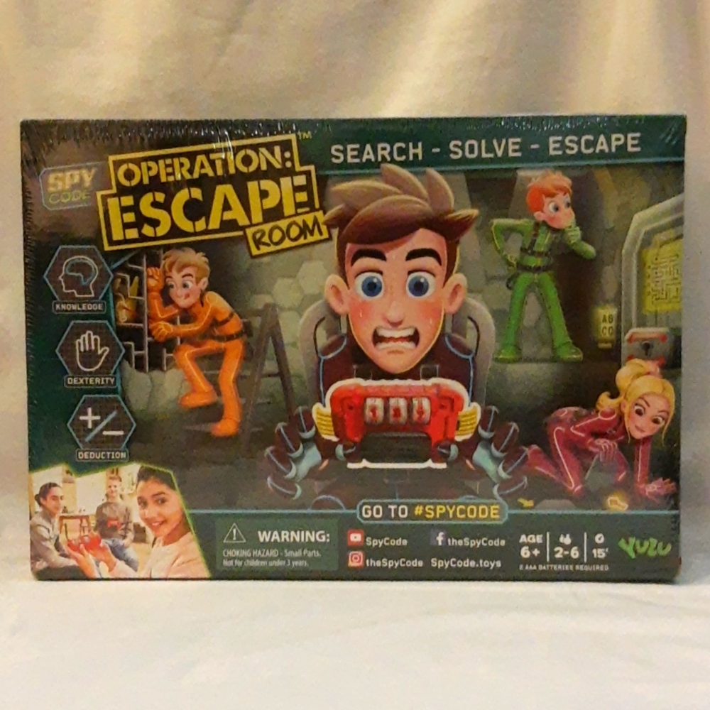 Spy Code Operation Escape Room Interactive Game NIB SEALED